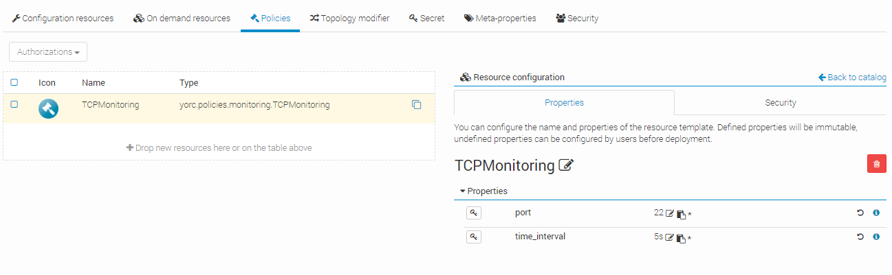 Configure your TCP monitoring policy